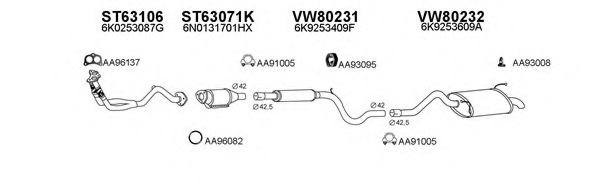 VENEPORTE 800014 Exhaust System